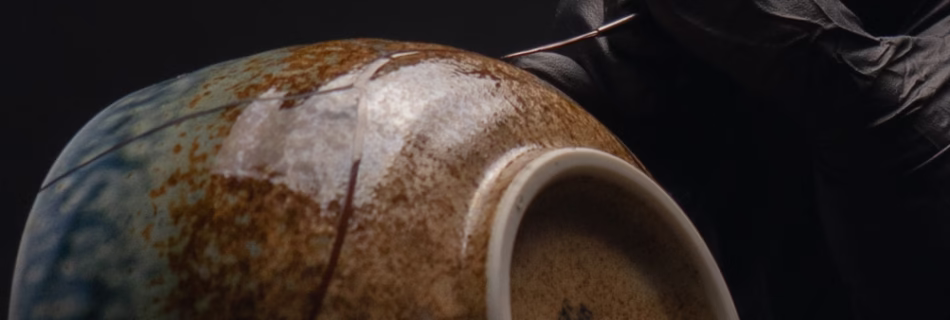 kintsgi layering process with bengara urushi lacuqer